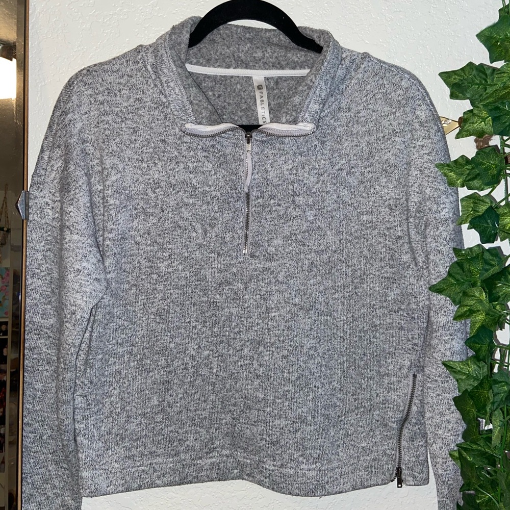 fabletics half zip sweatshirt
